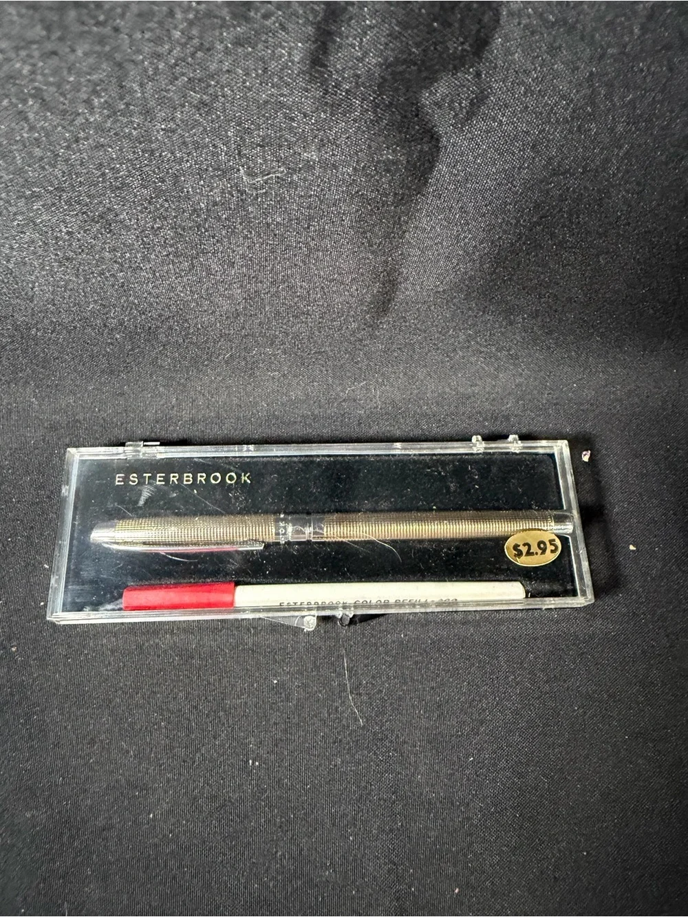 Vintage Esterbrook Gold Plated Pen With Color Refill Writes